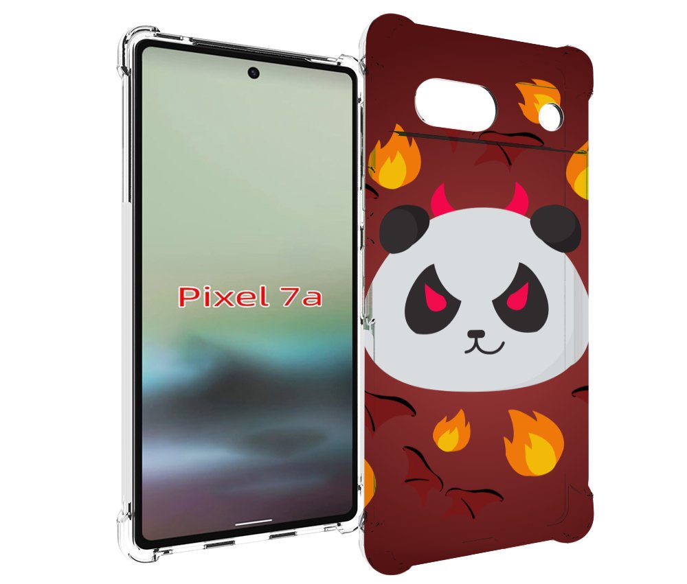 

Чехол MyPads огненная-панда для Google Pixel 7A, Tocco