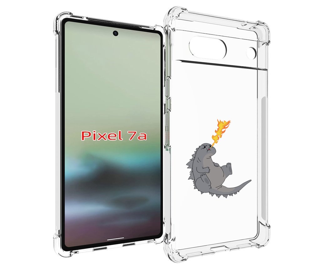 

Чехол MyPads огнедышащий-дракончик для Google Pixel 7A, Tocco