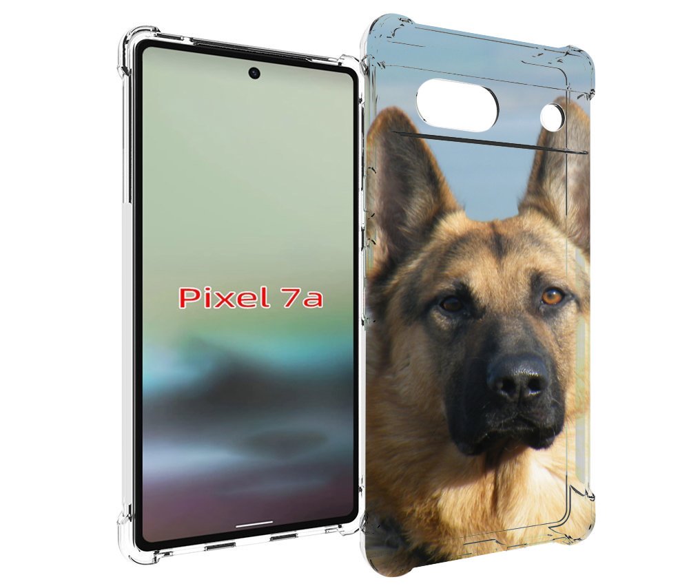 

Чехол MyPads немецкая овчарка для Google Pixel 7A, Tocco