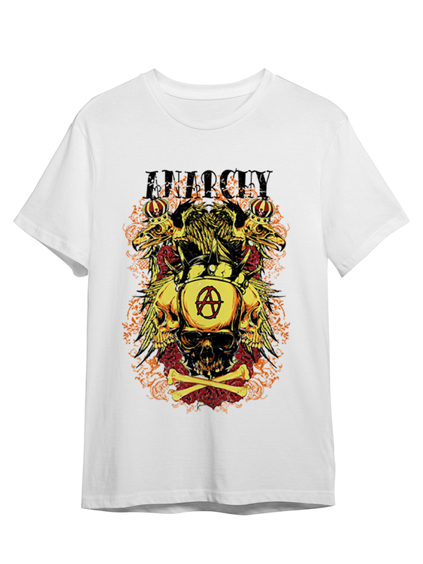 

Футболка унисекс СувенирShop Anarchy / Анархия / Skull 44 белая S (44-46), Белый, Абстракция "Anarchy / Анархия / Череп / Skull" 44