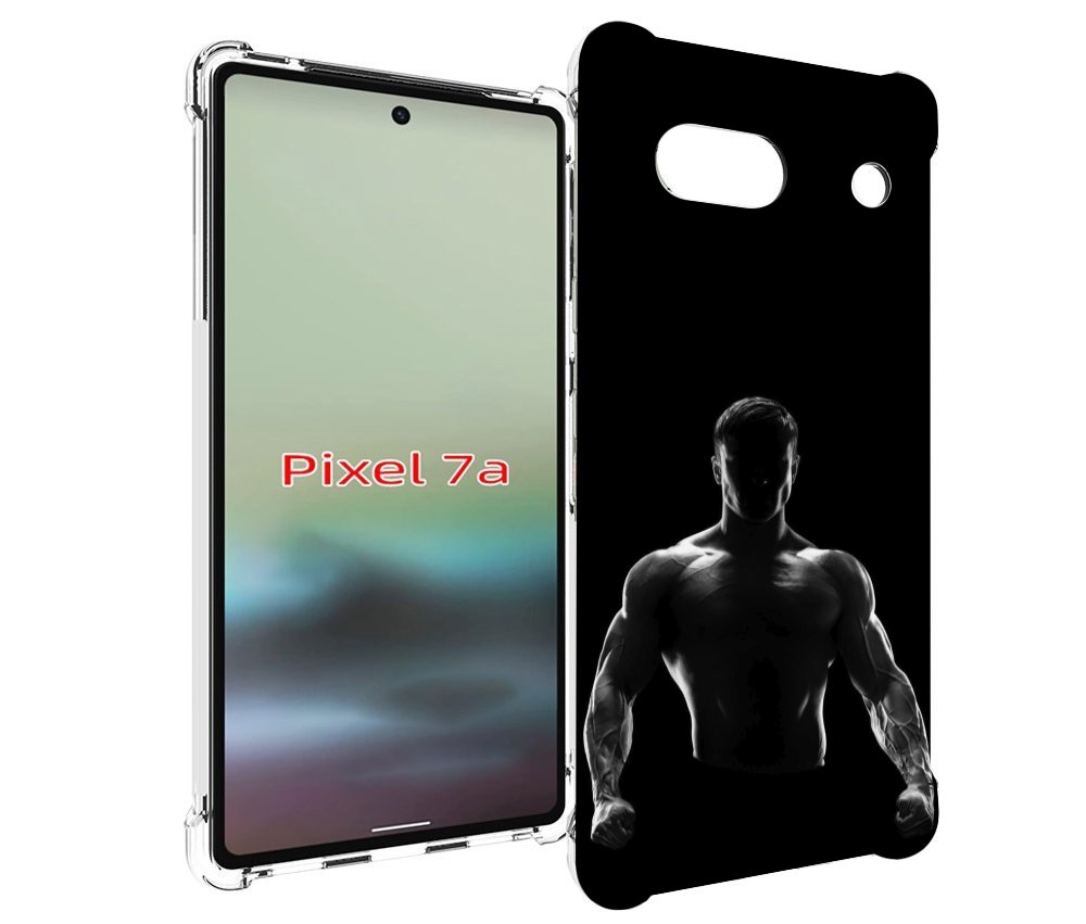 

Чехол MyPads накаченный мужчина в тени мужской для Google Pixel 7A, Tocco