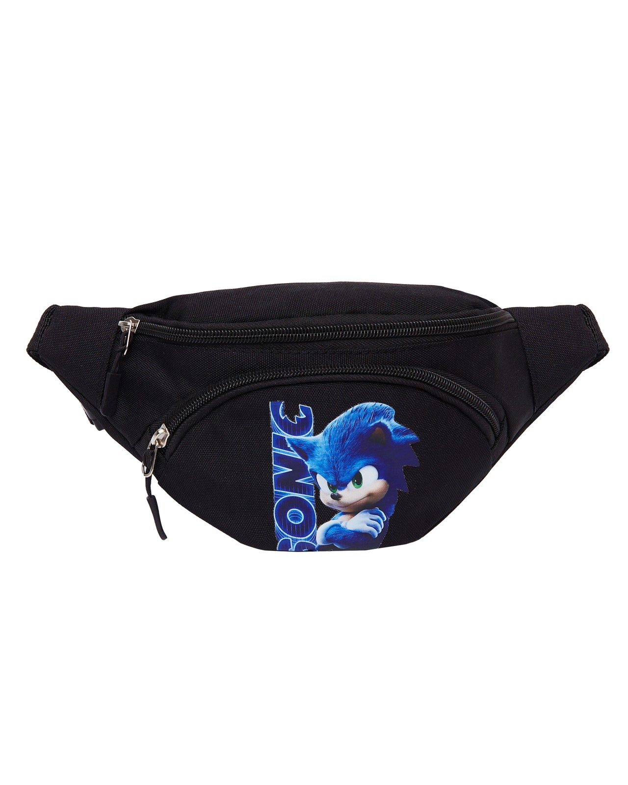 Детская сумка BAGS-ART Sonic Соник на пояс для прогулки и отдыха, в садик и школу, черный сумка на пояс bags art frozen холодное сердце голубой
