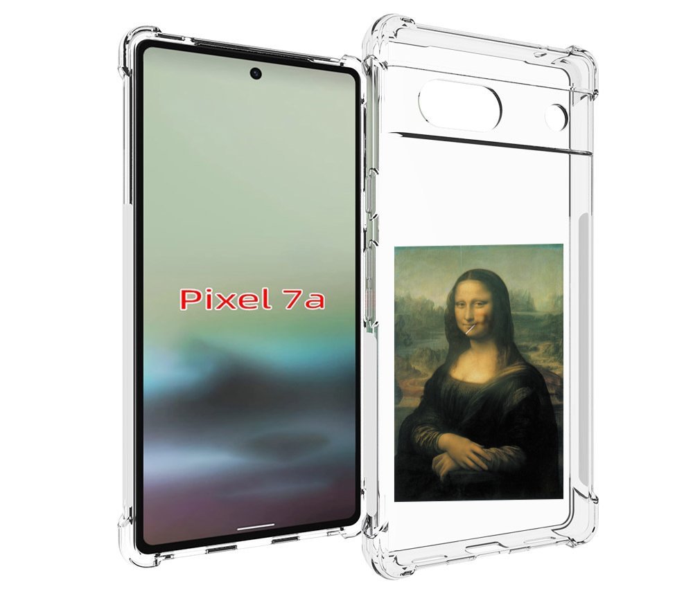 

Чехол MyPads монализа-с-чупачупсом для Google Pixel 7A, Tocco