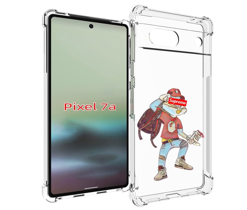 

Чехол MyPads моднявый-заяц детский для Google Pixel 7A, Tocco