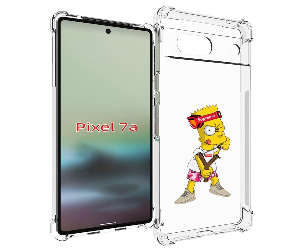 

Чехол MyPads модный-барт-симпсон для Google Pixel 7A, Tocco