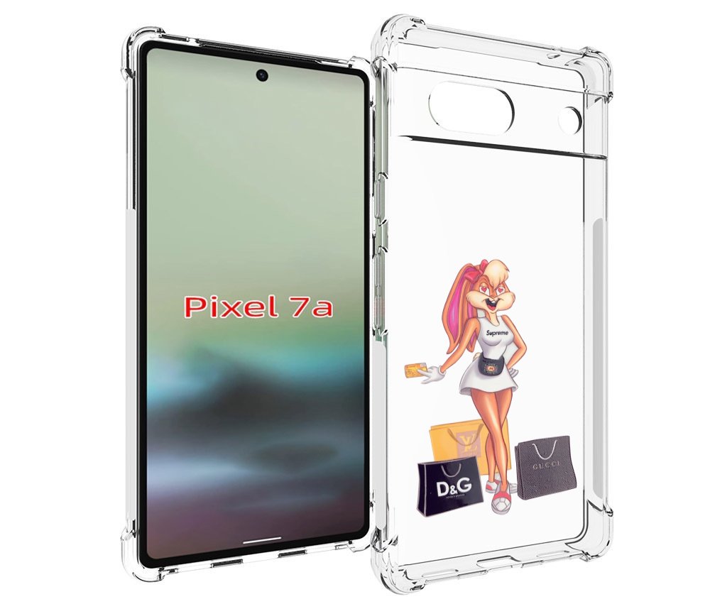 

Чехол MyPads модница-зайка женский для Google Pixel 7A, Tocco