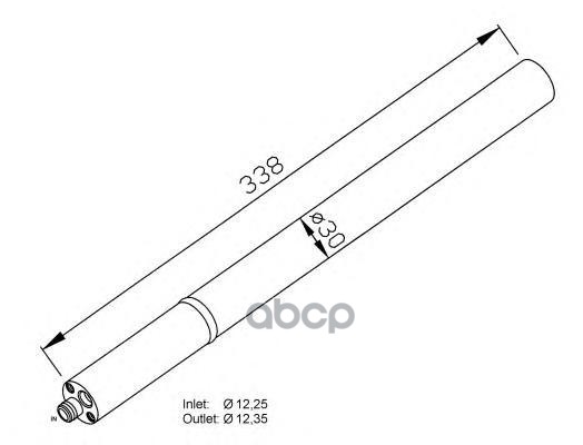 

NRF 33211_осушитель кондиционера Audi A3, VW Golf/Jetta all 03