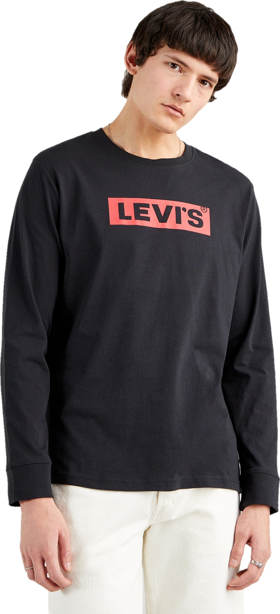 

Лонгслив мужской Levi's Men Relaxed Fit Graphic Tee черный M, Men Relaxed Fit Graphic Tee