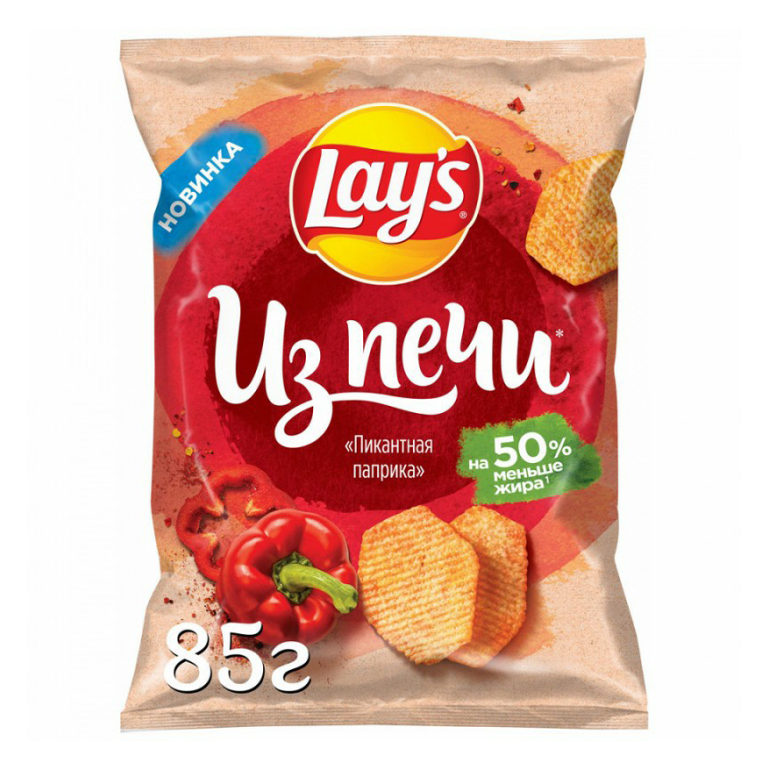 

Чипсы картофельные Lay's Из печи пикантная паприка 85 г