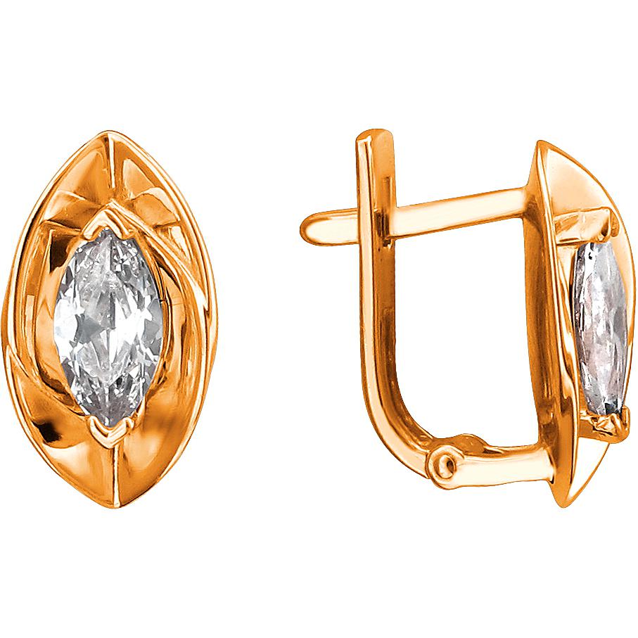 

Серьги женские из золота Эстет 01С1112990, фианит, 01С1112990
