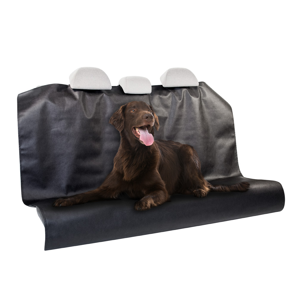 Защитная накидка автомобильная для перевозки собак на заднем сиденье Много Везу, 160х130