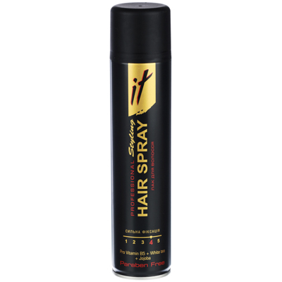 

Лак для волос IT Professional Styling сильной/экстрасильной фиксации, 265 мл, 973-014