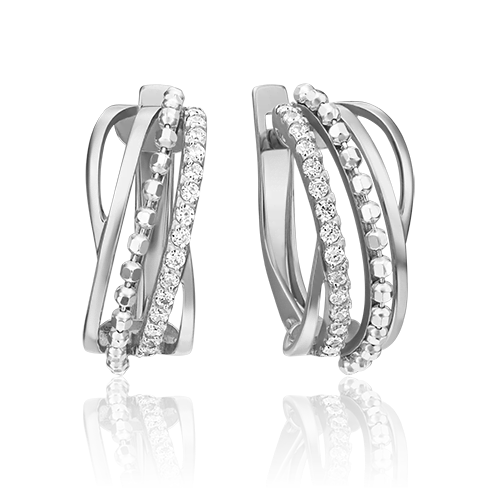 

Серьги из золота PLATINA jewelry 02-4533-00-401-1120-24, фианит, 02-4533-00-401-1120-24