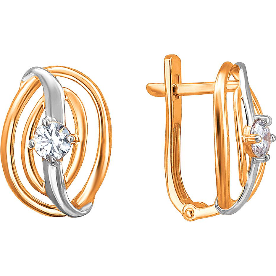 

Серьги женские из золота Эстет 01С1112909Р, фианит, 01С1112909Р