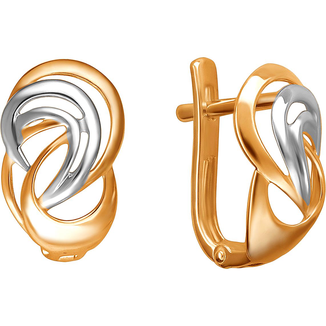 

Серьги женские из золота Эстет 01С0112900Р, без вставки, 01С0112900Р