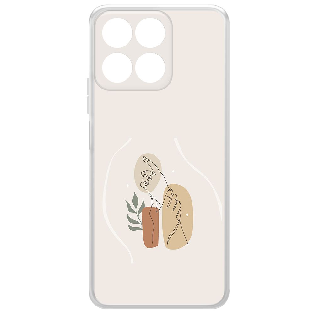 

Чехол-накладка Krutoff Clear Case Тонкость для Honor X7c, Прозрачный
