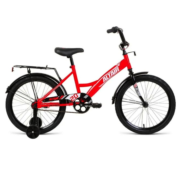 

Велосипед FORWARD ALTAIR KIDS 20, колесо 20'', рост 13'', сезон 2021-2022, красный/серебри