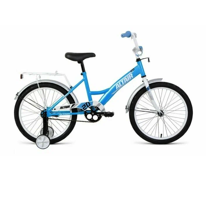 

Велосипед FORWARD ALTAIR KIDS 20, колесо 20'', рост 13'', сезон 2021-2022, бирюзовый/белый