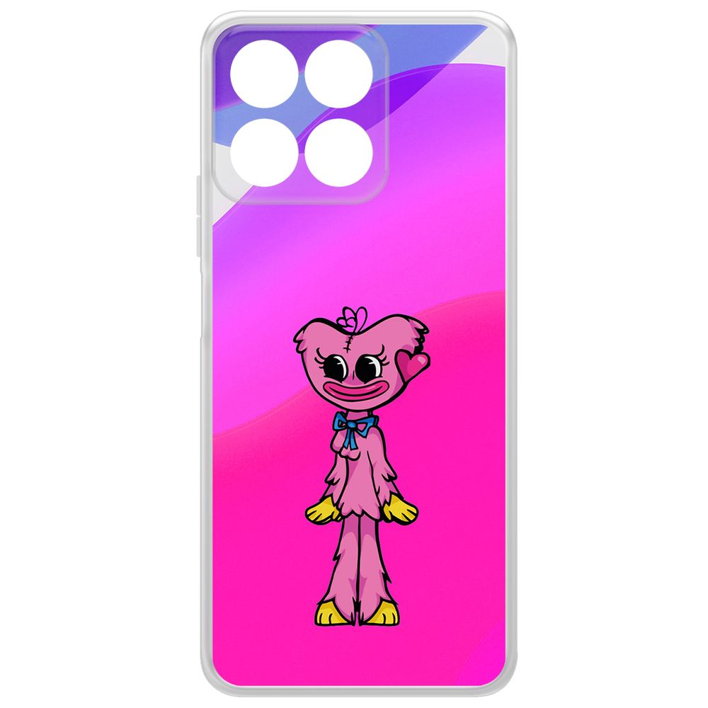 

Чехол-накладка Krutoff Clear Case Хаги Ваги - Киси Миси для Honor X7c, Прозрачный