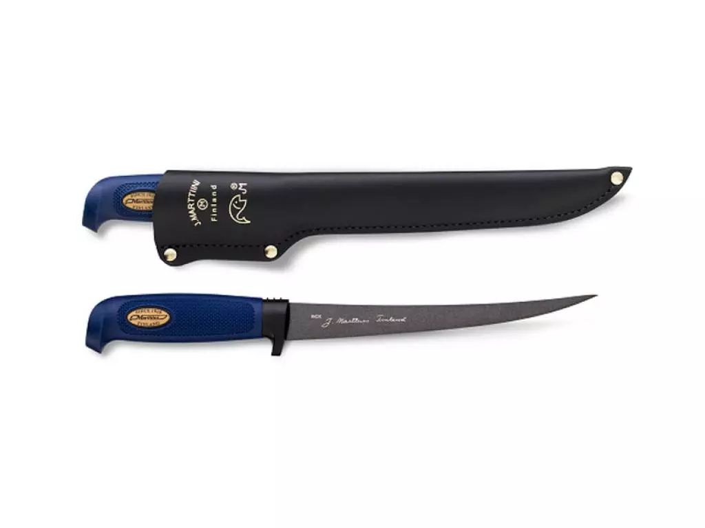 

Туристический нож Marttiini Martef 6", синий, Martef 6"