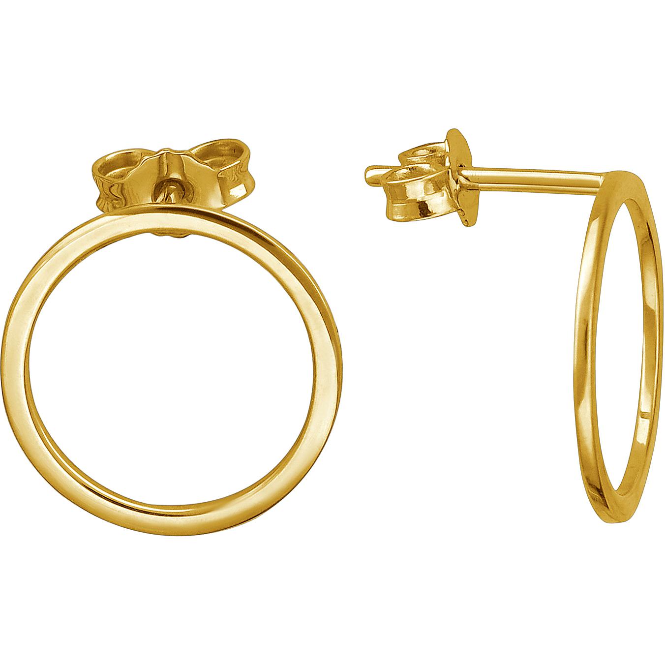 

Серьги женские из золота Эстет 01С0313052, без вставки, 01С0313052
