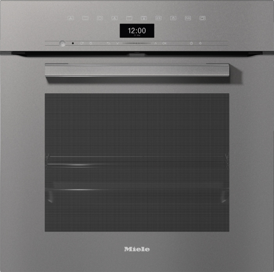 

Встраиваемый электрический духовой шкаф Miele H 7464 BP GRGR серая, H 7464 BP GRGR