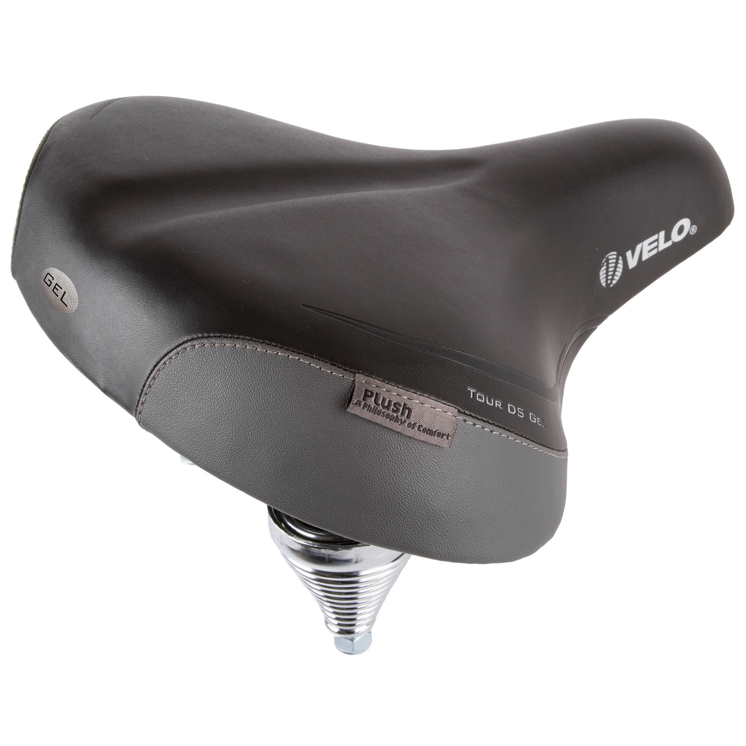 

Седло TOUR DS GEL VELO PLUSH 265х255мм, Черный;серый, TOUR DS GEL