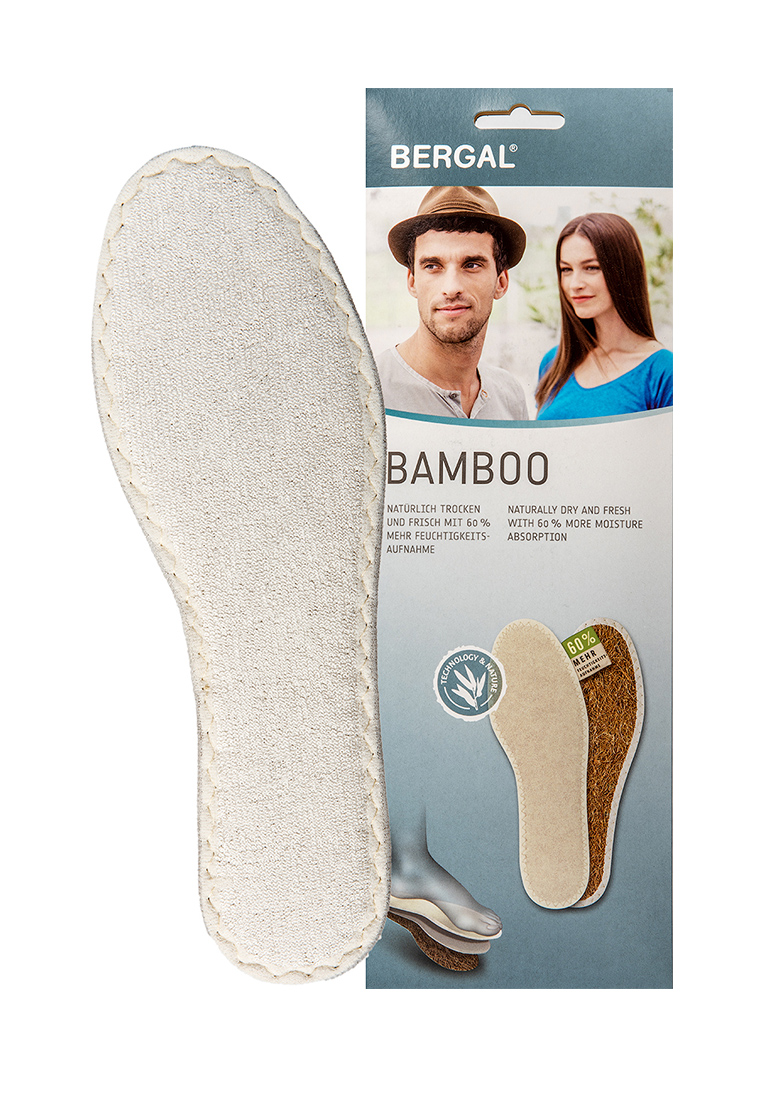 Стельки для обуви унисекс BERGAL Bamboo 41