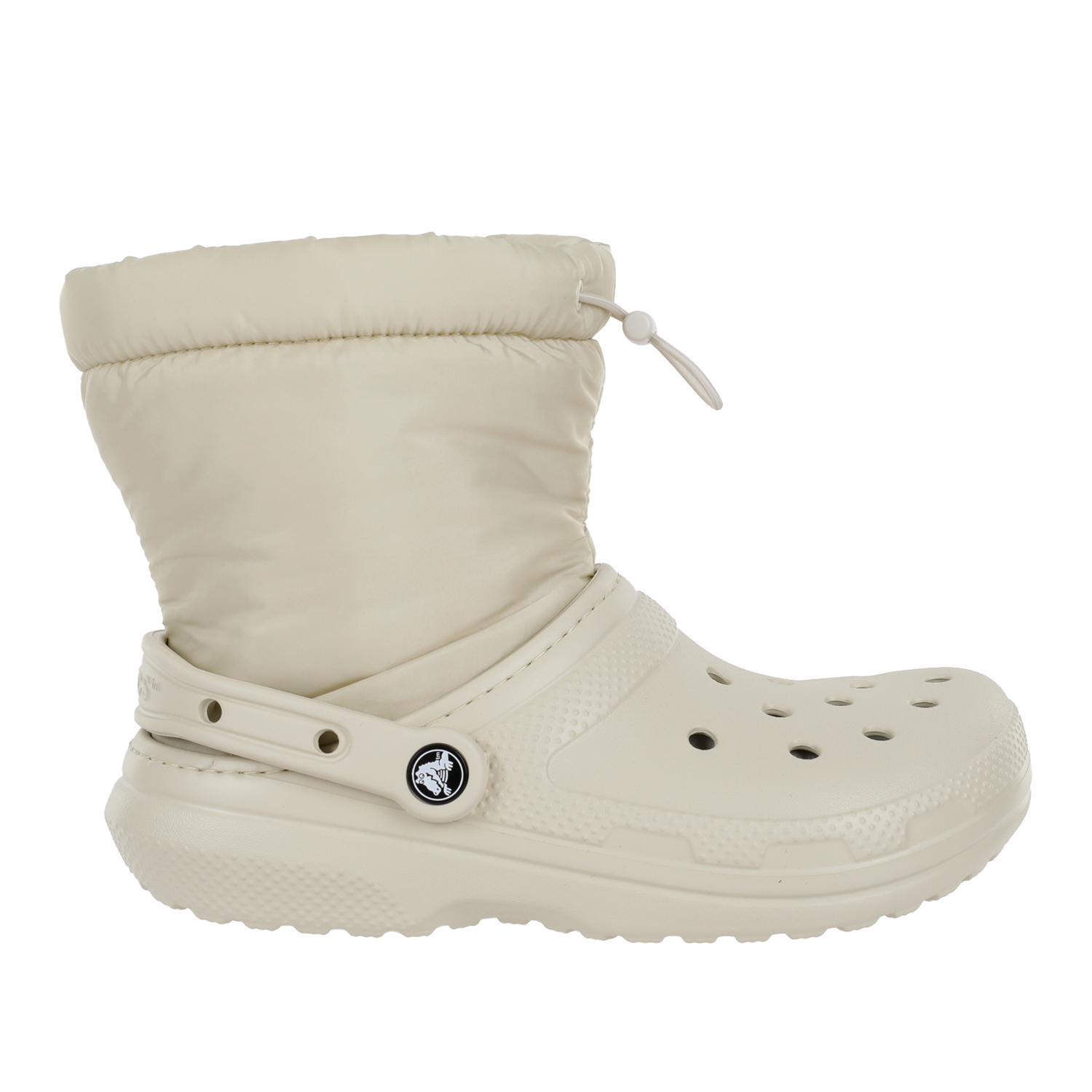 Сноубутсы женские Crocs Classic Lined Neo Puff Boot бежевые 36 EU