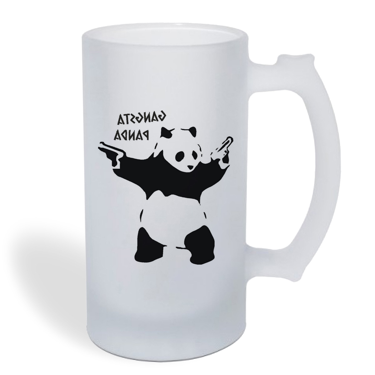 

Кружка пивная CoolPodarok Gangsta Panda (панда)