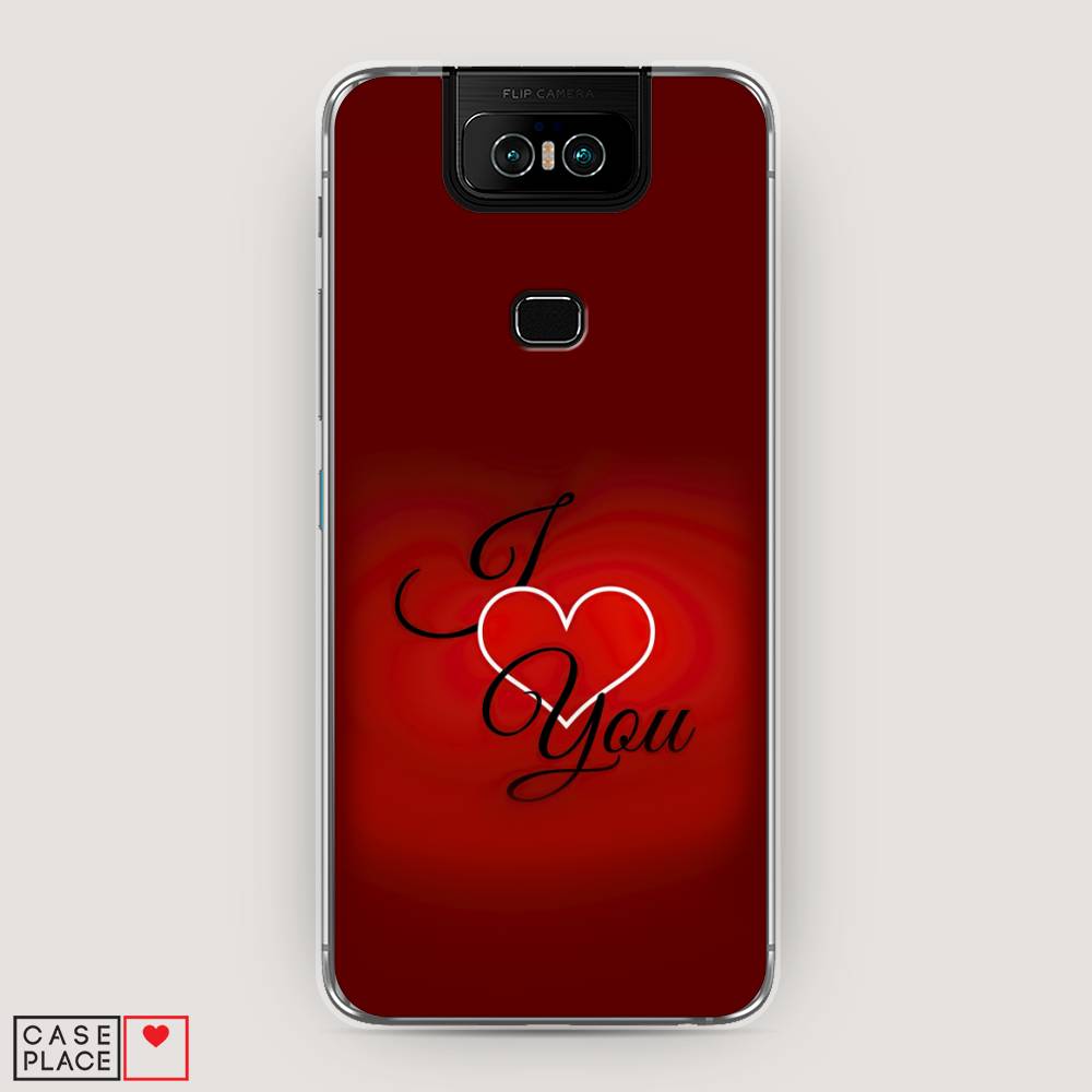 фото Чехол awog "i love you 3" для asus zenfone 6 zs630kl