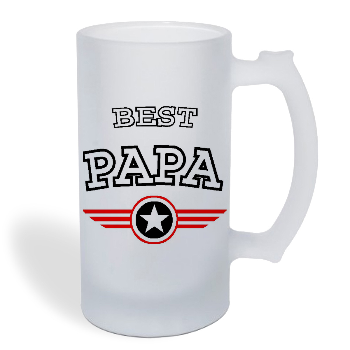

Кружка пивная CoolPodarok Best papa (папа)