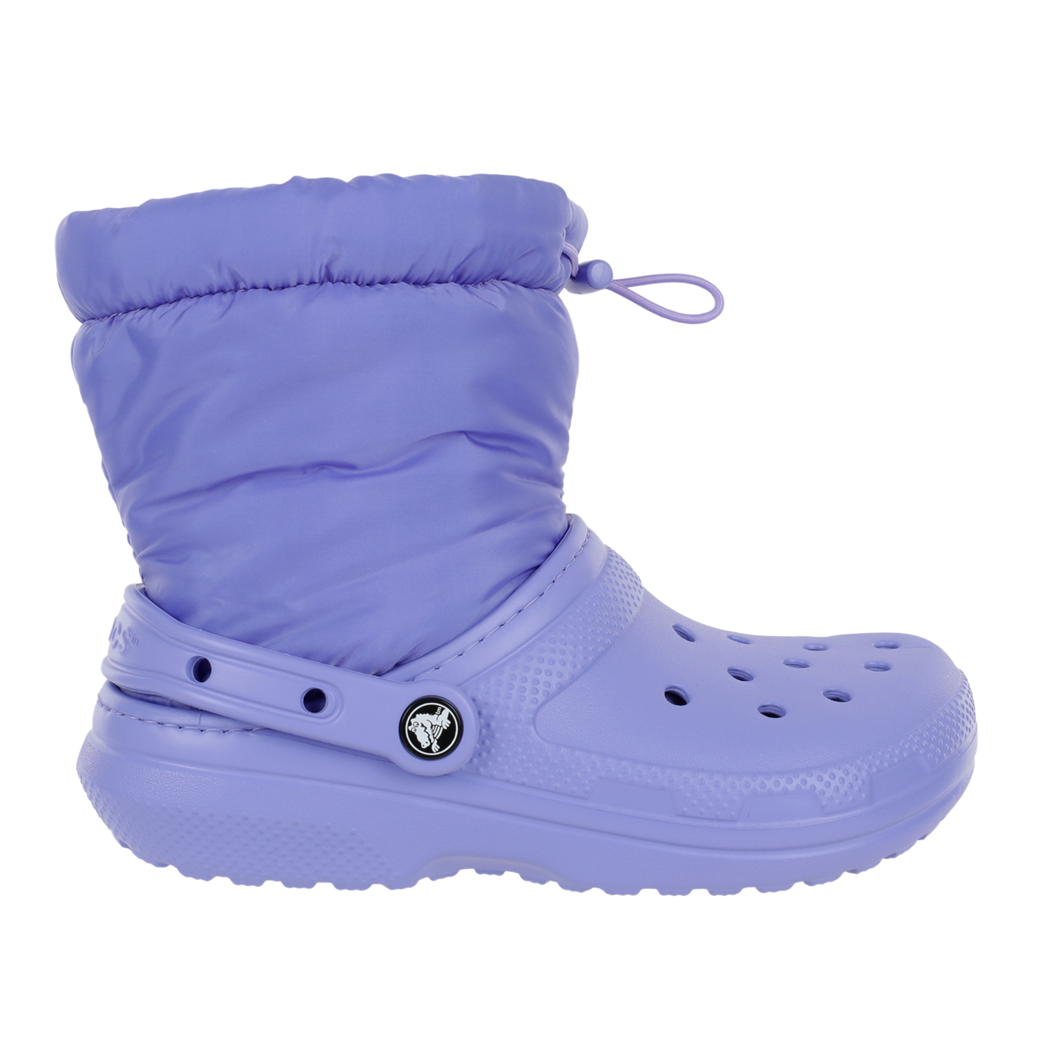 Утепленные галоши женские Crocs Classic Lined Neo Puff Boot голубые 38 EU