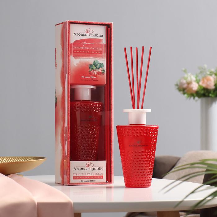 

Аромадиффузор AROMA REPUBLIC FRANCE, 200 мл, Клубничный коктейль