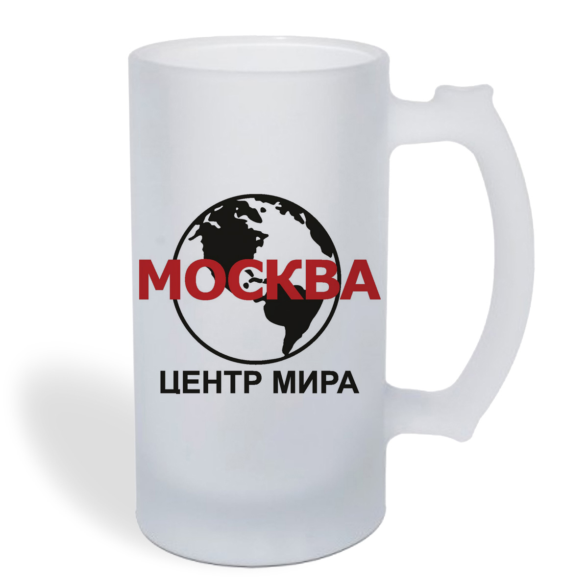 

Кружка пивная CoolPodarok Москва центр мира