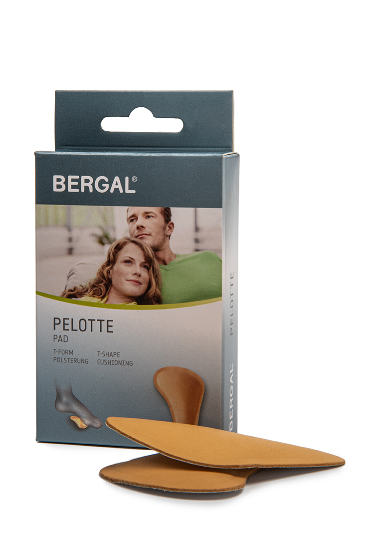 

Вкладыши для обуви унисекс BERGAL Pelotte T-Form 37-38, Pelotte T-Form