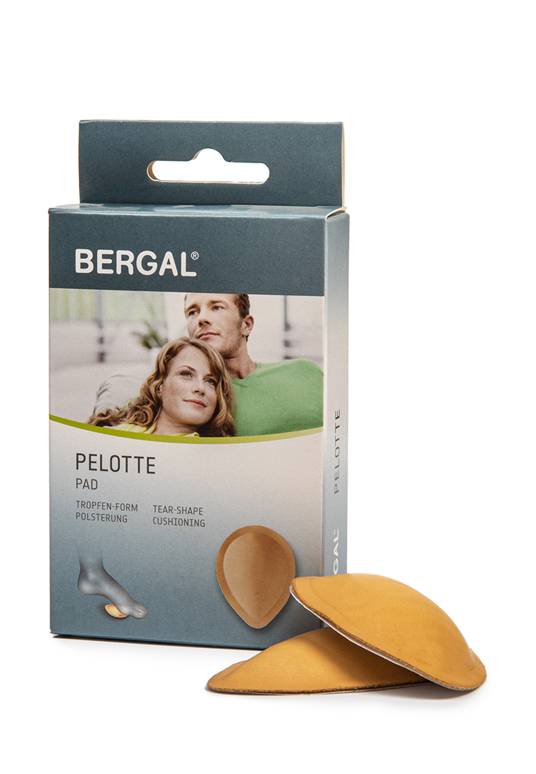 

Вкладыши для обуви унисекс BERGAL Pelotte Tropfen 37-38, Pelotte Tropfen