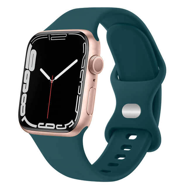 Ремешок силиконовый pianel для Apple Watch Green 384041мм 943₽