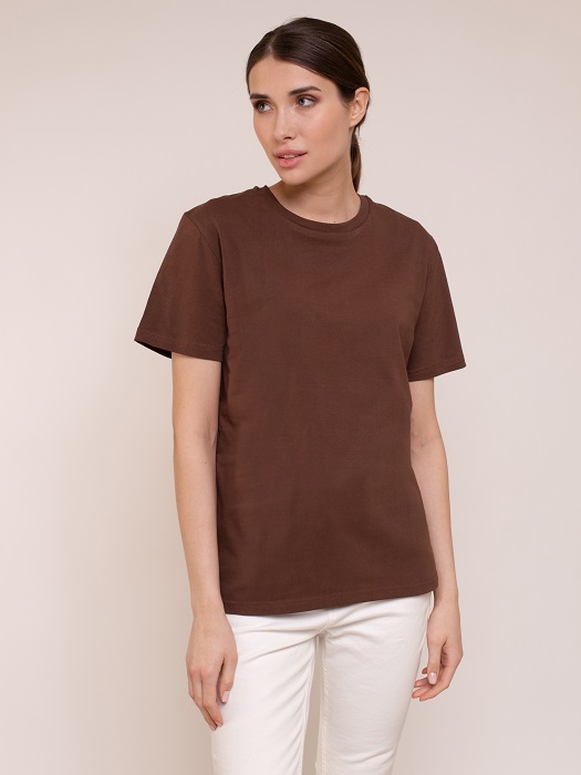 

Футболка женская Uzcotton 1-UZ-W-F-M коричневая L, Коричневый, 1-UZ-W-F-M