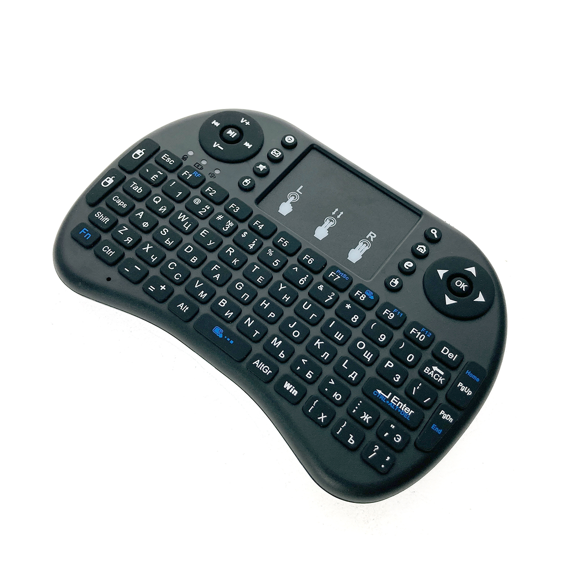 фото Мини клавиатура беспроводная espada i8wh smart tv с тачпадом, ааах2, без подсветки