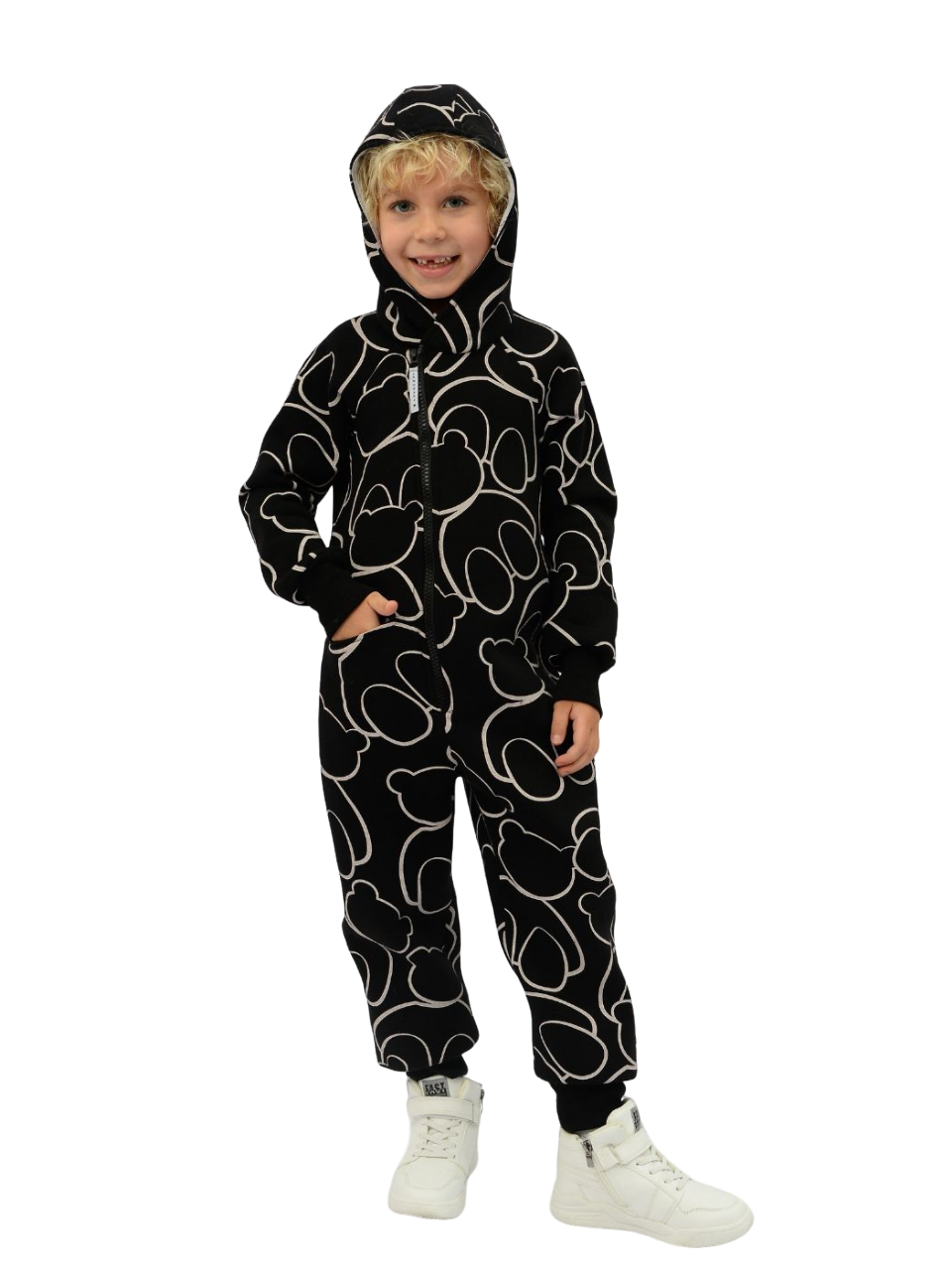 

Комбинезон детский Malek-Baby 03122, черный, 92, 03122