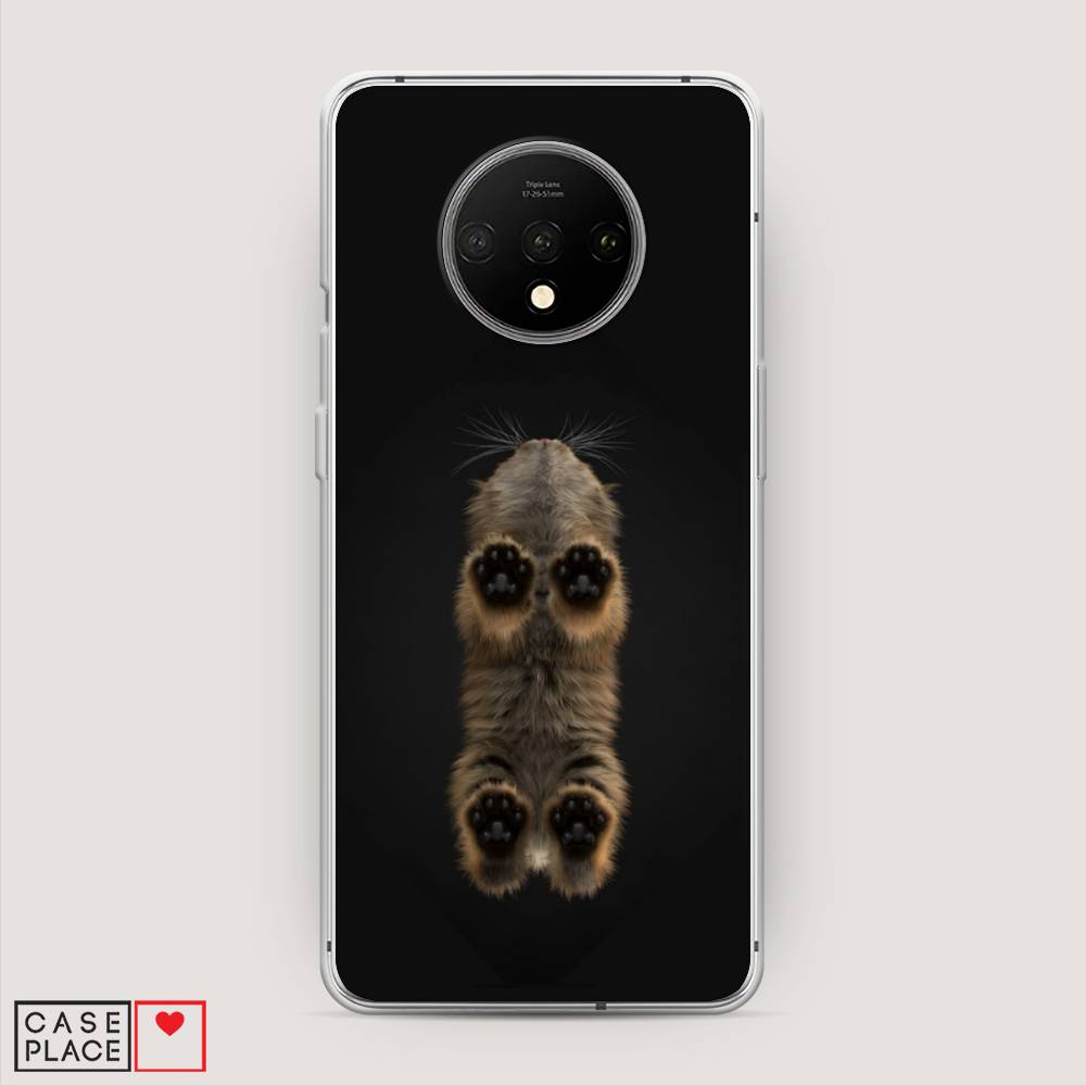 

Чехол Awog на OnePlus 7T / ВанПлас 7T "Кошачьи лапки", Черный, 150950-1