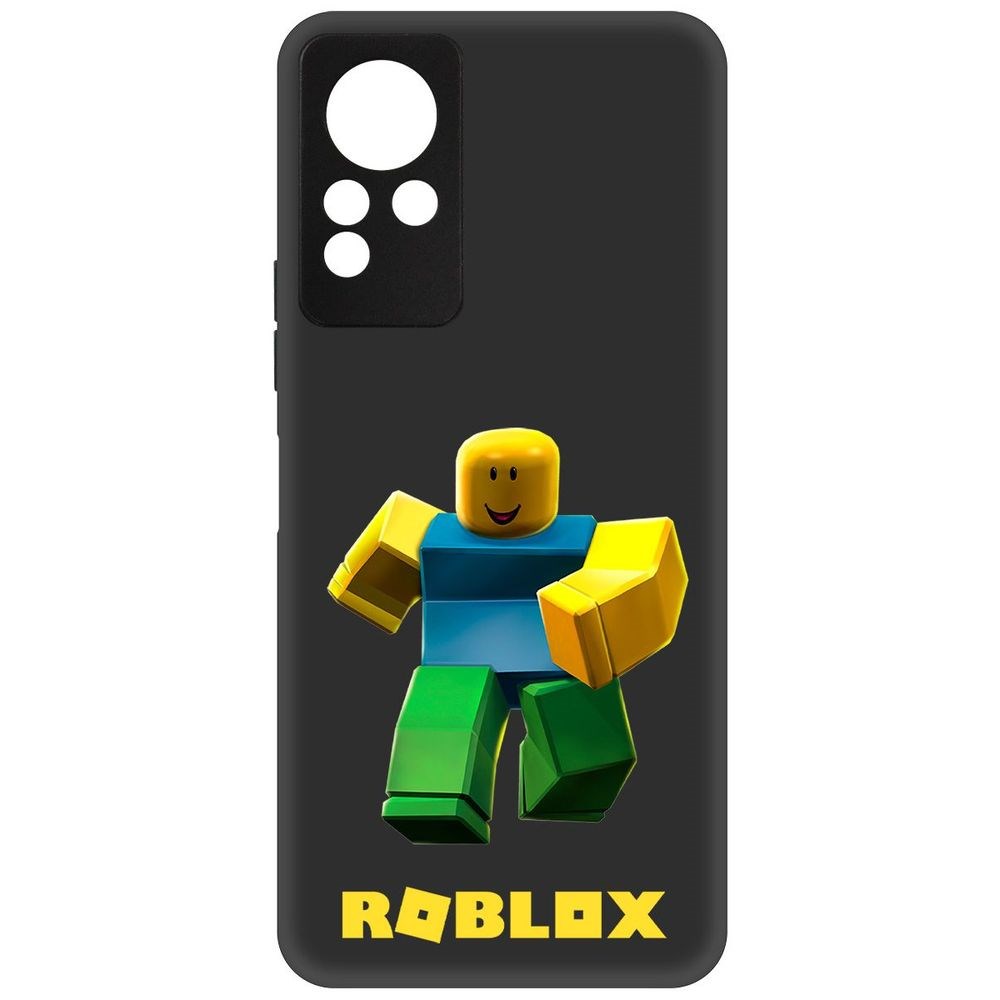 

Чехол-накладка Софт Roblox-Классический Нуб для Infinix Note 12 Nfc (G88), Черный