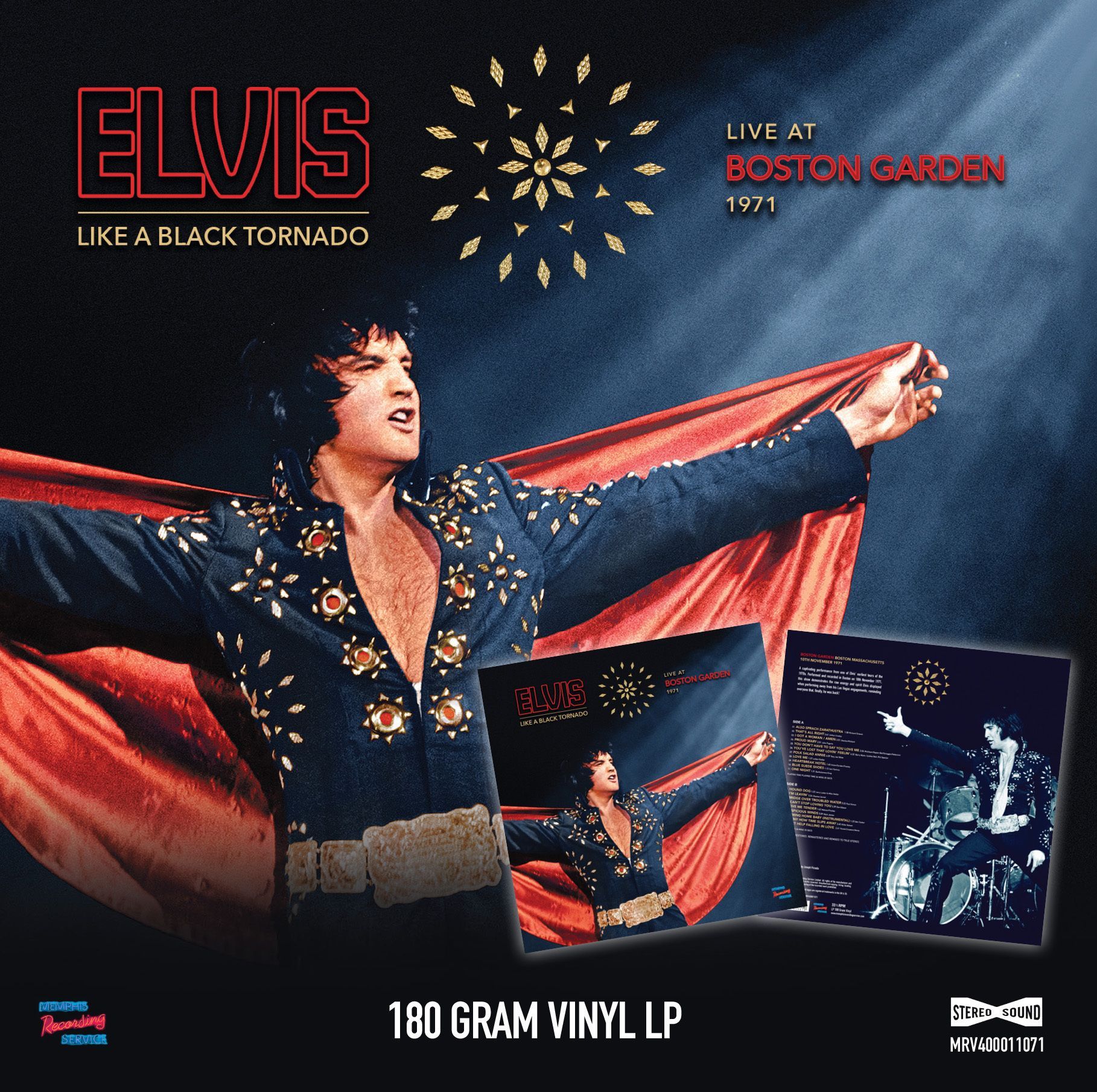 

Виниловая пластинка Elvis Presley — Like a Black Tornado - Live At Boston Garden 1971, Elvis Presley Like a Black Tornado - Live At Boston Garden 1971 (Limited Edition) (LP)
