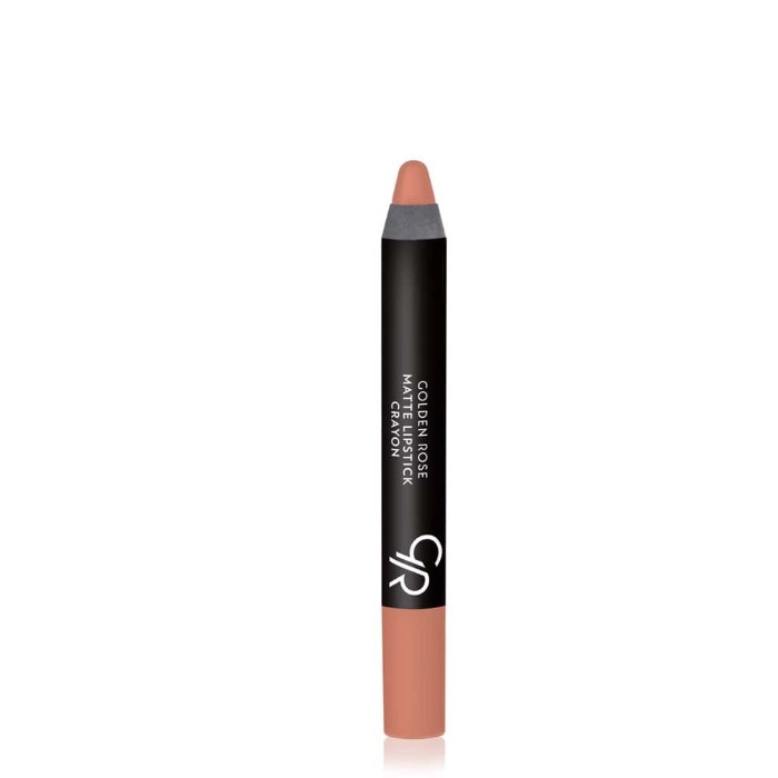 Помада-карандаш для губ Golden Rose Matte Lipstick Crayon, тон 26 golden rose точилка для карандашей косметическая