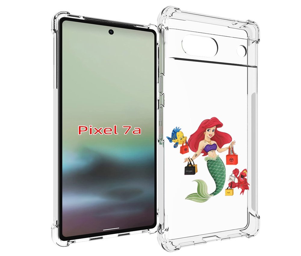 

Чехол MyPads модная-русалка женский для Google Pixel 7A, Tocco