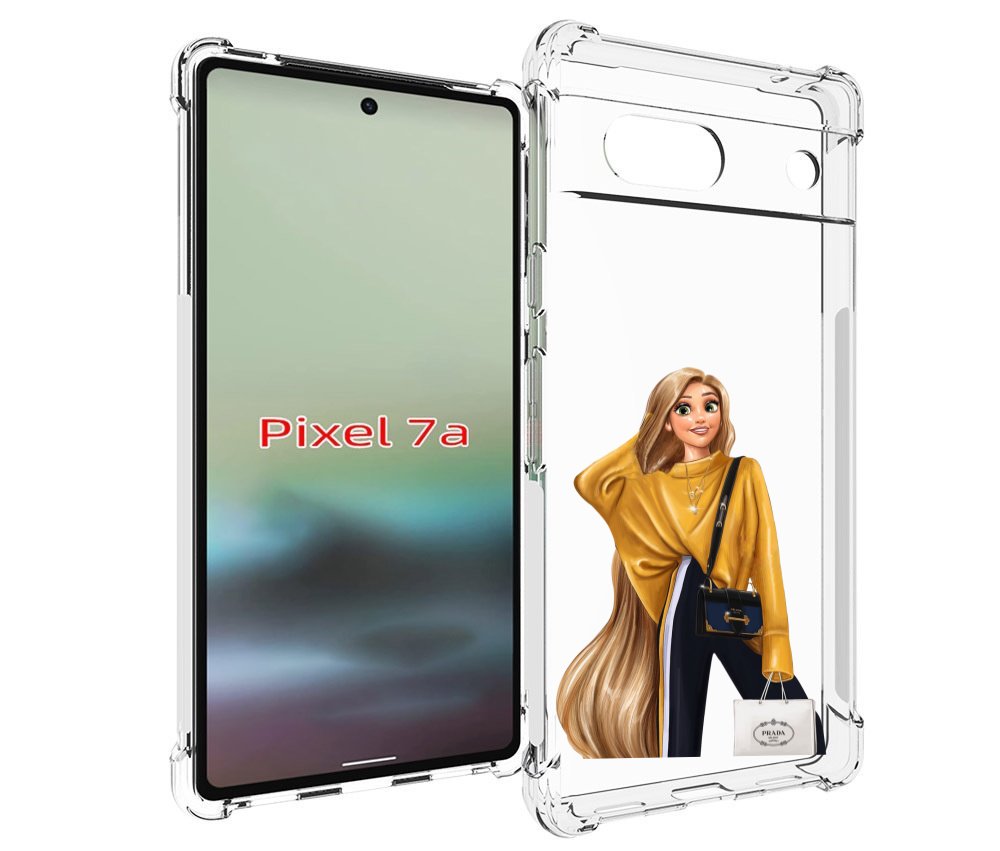 

Чехол MyPads модная-рапунсель женский для Google Pixel 7A, Tocco