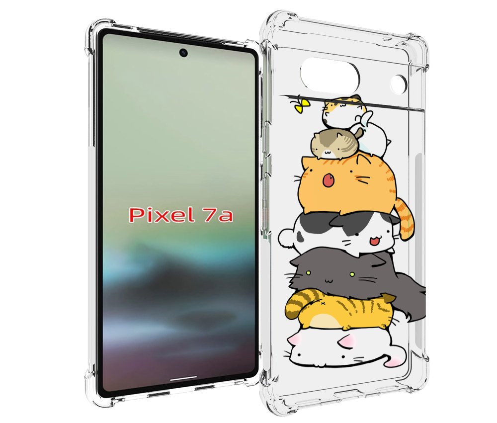 

Чехол MyPads много-маленьких-котиков для Google Pixel 7A, Tocco