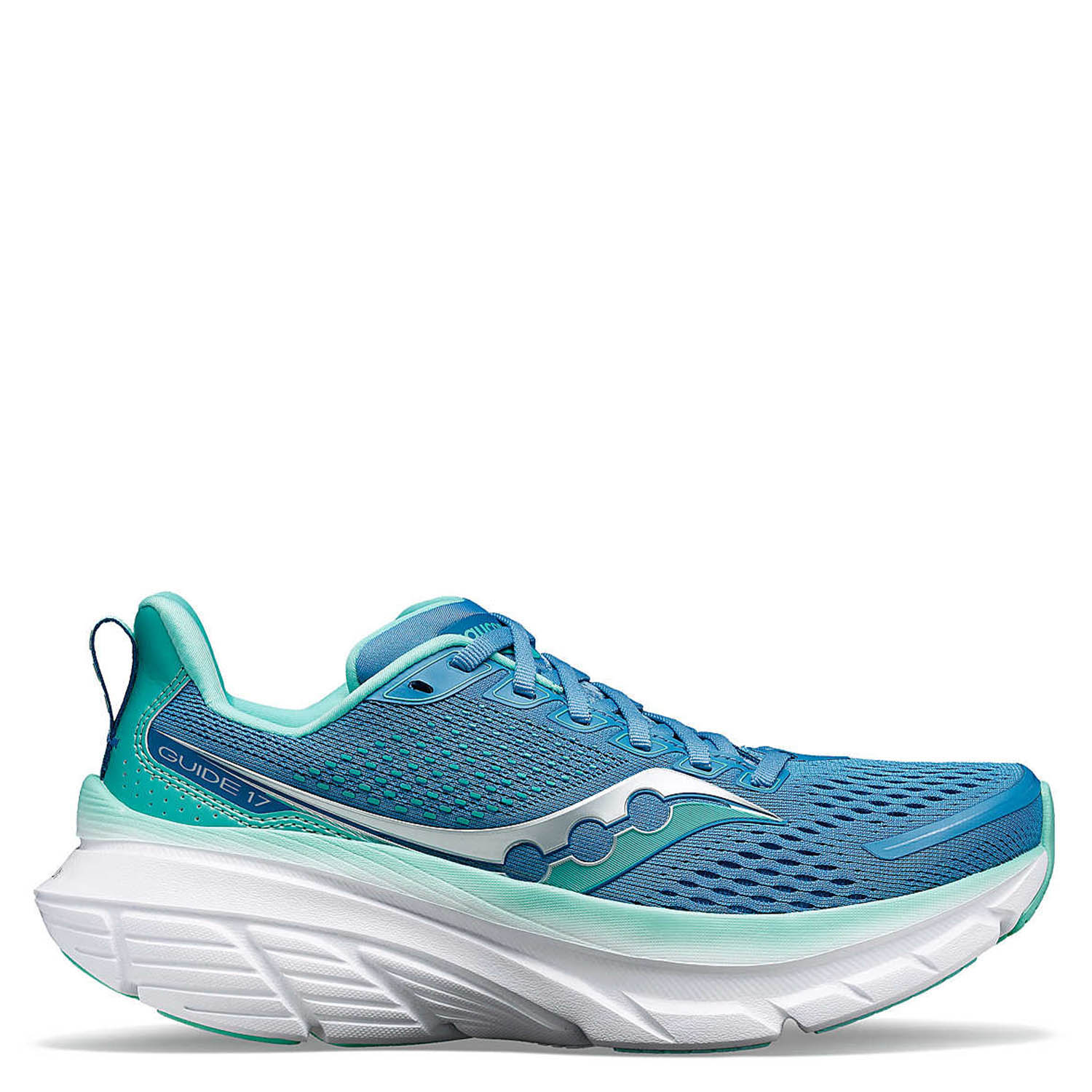 

Спортивные кроссовки женские Saucony Guide 17 голубые 7 US, Голубой, Guide 17