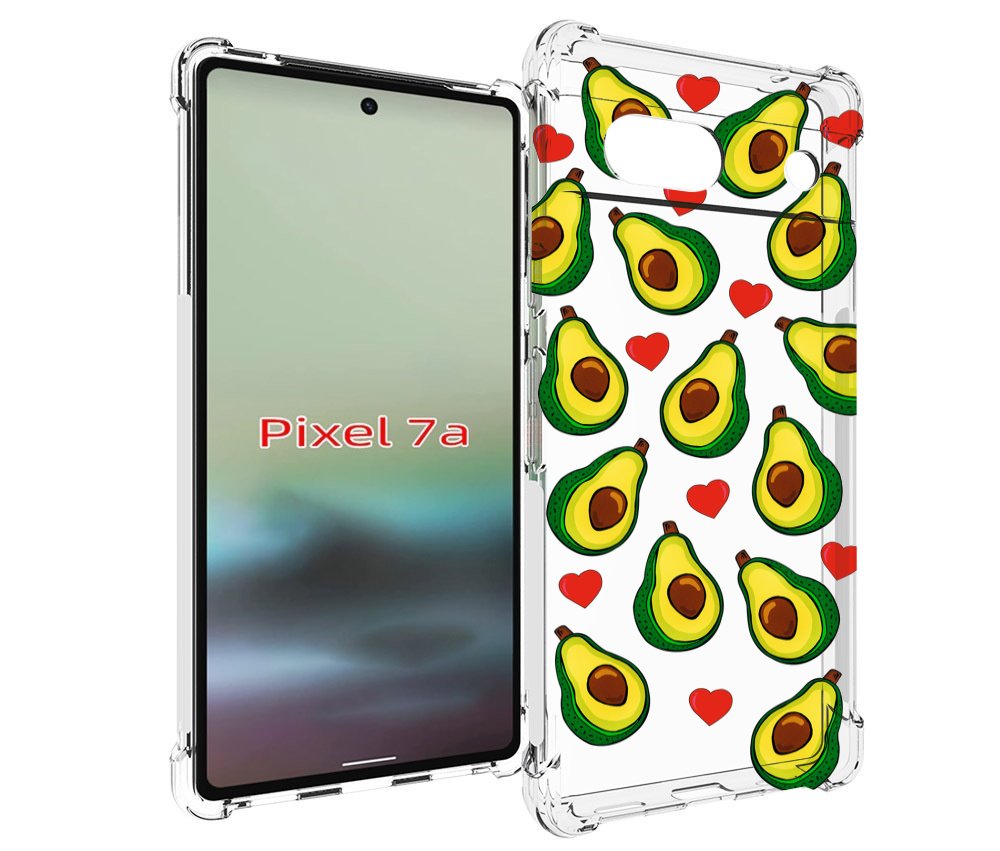 

Чехол MyPads миленькие-авокадо для Google Pixel 7A, Tocco